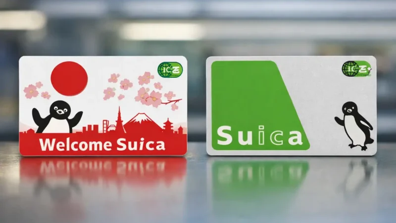 Suica Card Japan vs Welcome Suica – IC-Karten für den öffentlichen Verkehr in Japan im Vergleich