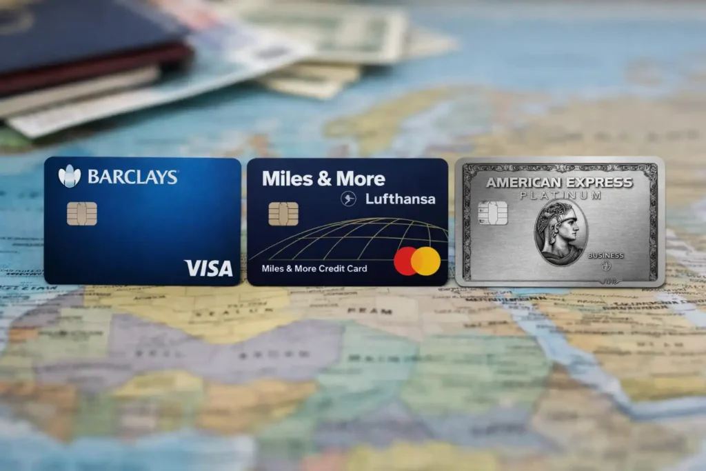 Kreditkarten auf Reisen im Vergleich – Barclays Visa, Miles & More Kreditkarte und American Express Platinum für Vielreisende
