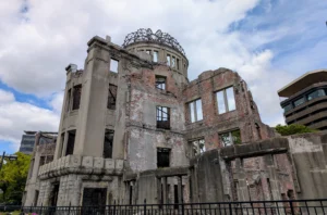 Atombombenkuppel im Hiroshima Peace Memorial Park in Japan