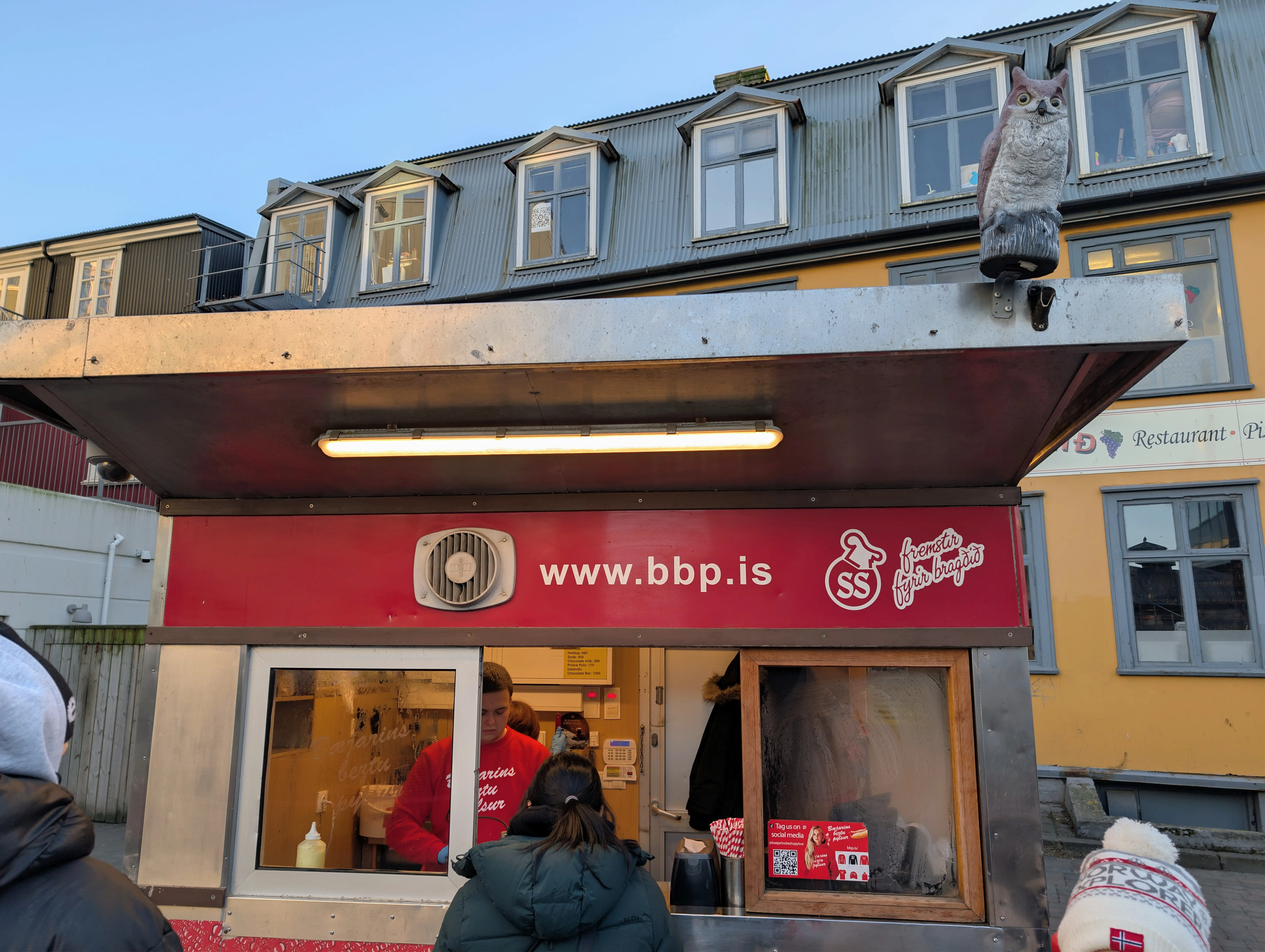 Baejarins Beztu Pylsur Hotdog Stand in Reykjavik